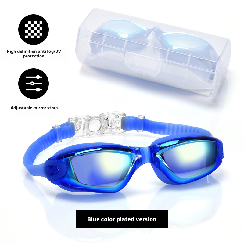 Male and female high-definition swimming goggles with prescription 161