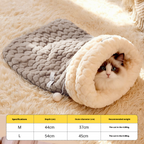 Winter and Autumn Thermal Cat House Sleeping Bag with Hole for Small Kitten 033