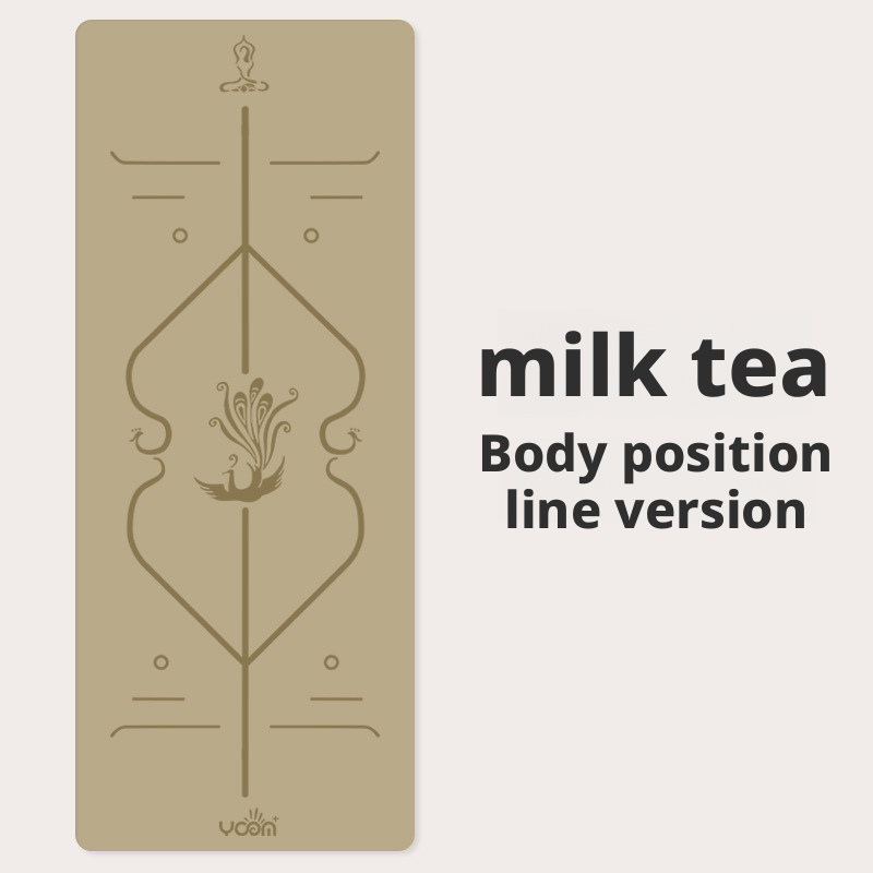 Thickened and widened double-sided non-slip natural rubber PU yoga mat for men and women 017