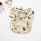 100 children's overalls with reverse dressing PU bibs 193