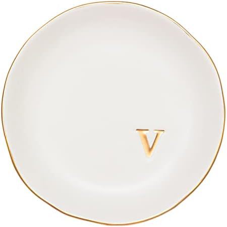 Ladies' engagement and wedding gift ceramic ring plate 260
