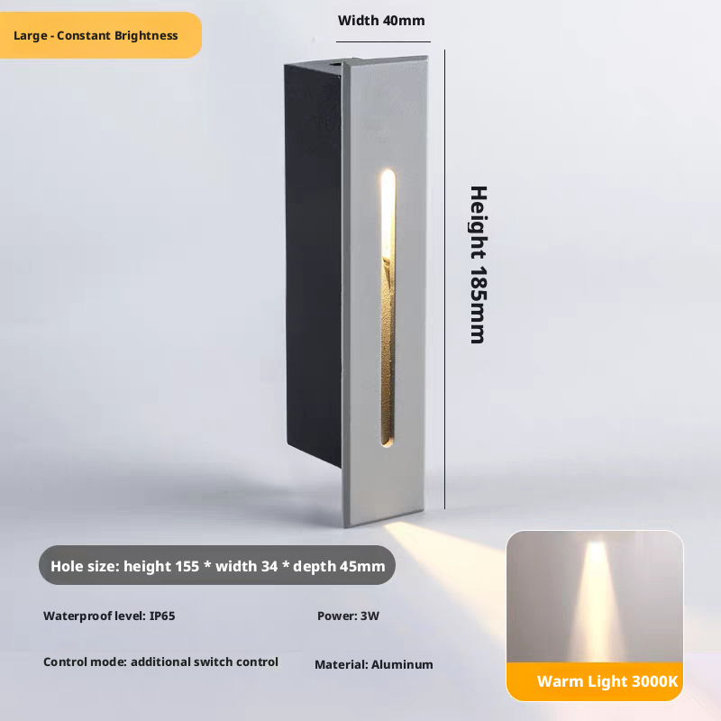 LED human body sensing foot light embedded corner light 152