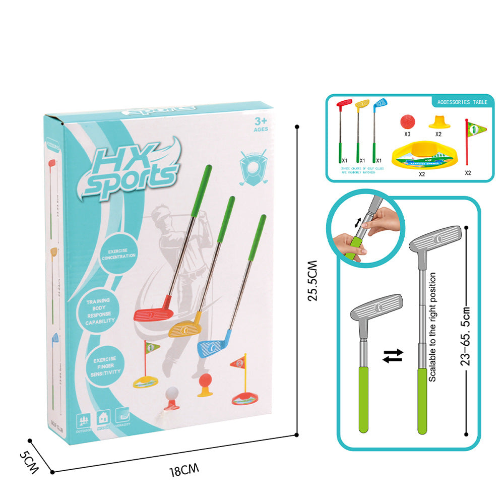 Children's golf toy boys' telescopic suitcase 231
