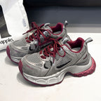 Genuine leather dad shoes with thick soles and internet famous sports and leisure shoes 122