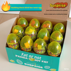 Twisted Egg Blind Box Building Blocks Toy Creative Engineering Vehicle Fire Truck Building Blocks 212