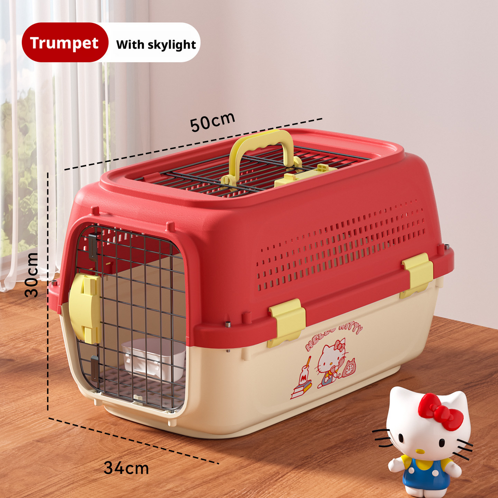 Co branded pet aviation box, cat specific transport box, portable small and medium-sized dog 321