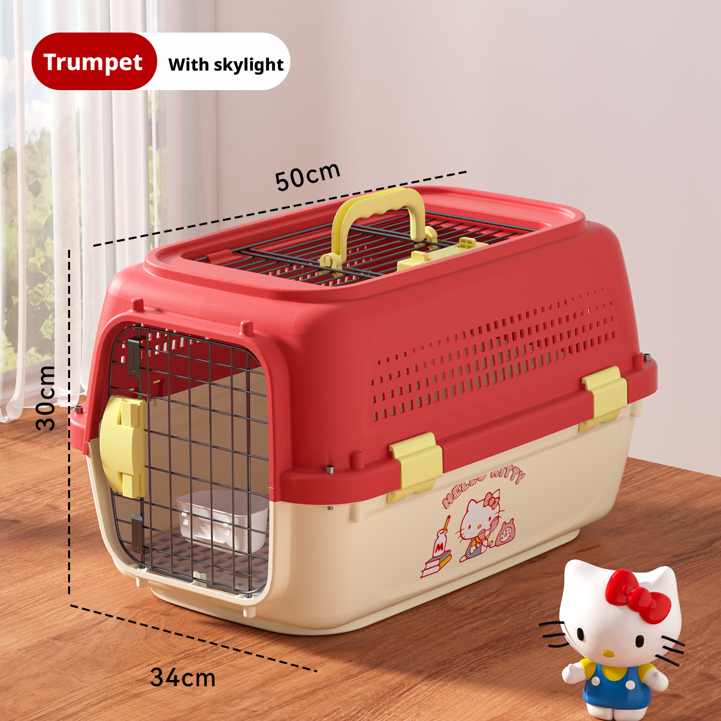 Co branded pet aviation box, cat specific transport box, portable small and medium-sized dog 321