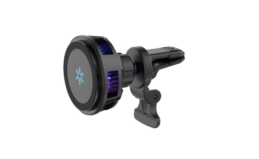 AI cooling semiconductor heat dissipation 25W car mounted magnetic wireless charger surpasses performance 398