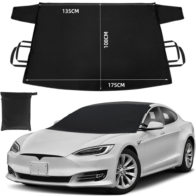 600D Oxford cloth car snow cover, front windshield snow cover, anti freezing and anti frost 360