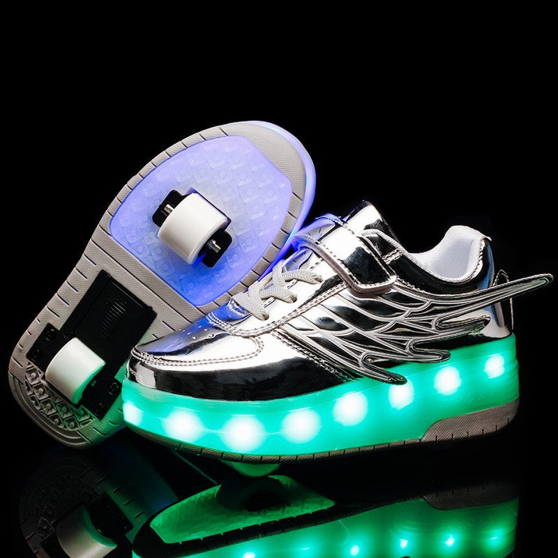 Walking shoes LED children's shoes ultra light automatic luminous shoes 098