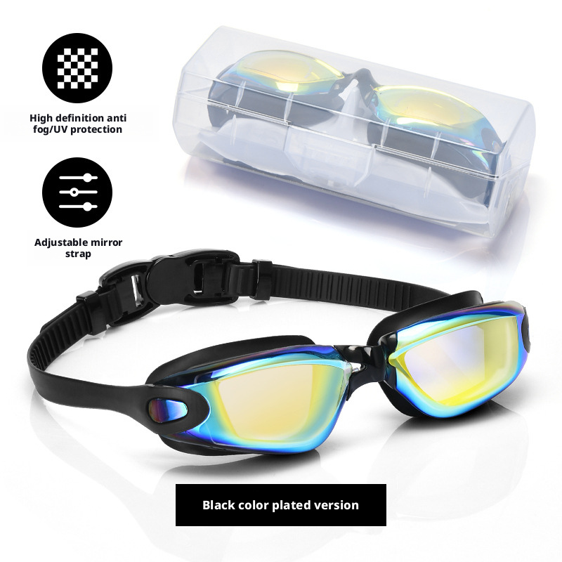 Male and female high-definition swimming goggles with prescription 161