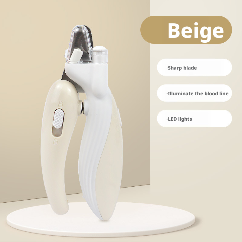 Cat nail clippers with lights, LED anti blood position, pet nail clippers 312