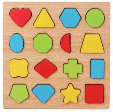 Wooden number letter cognitive children's puzzle early education enlightenment toy 229