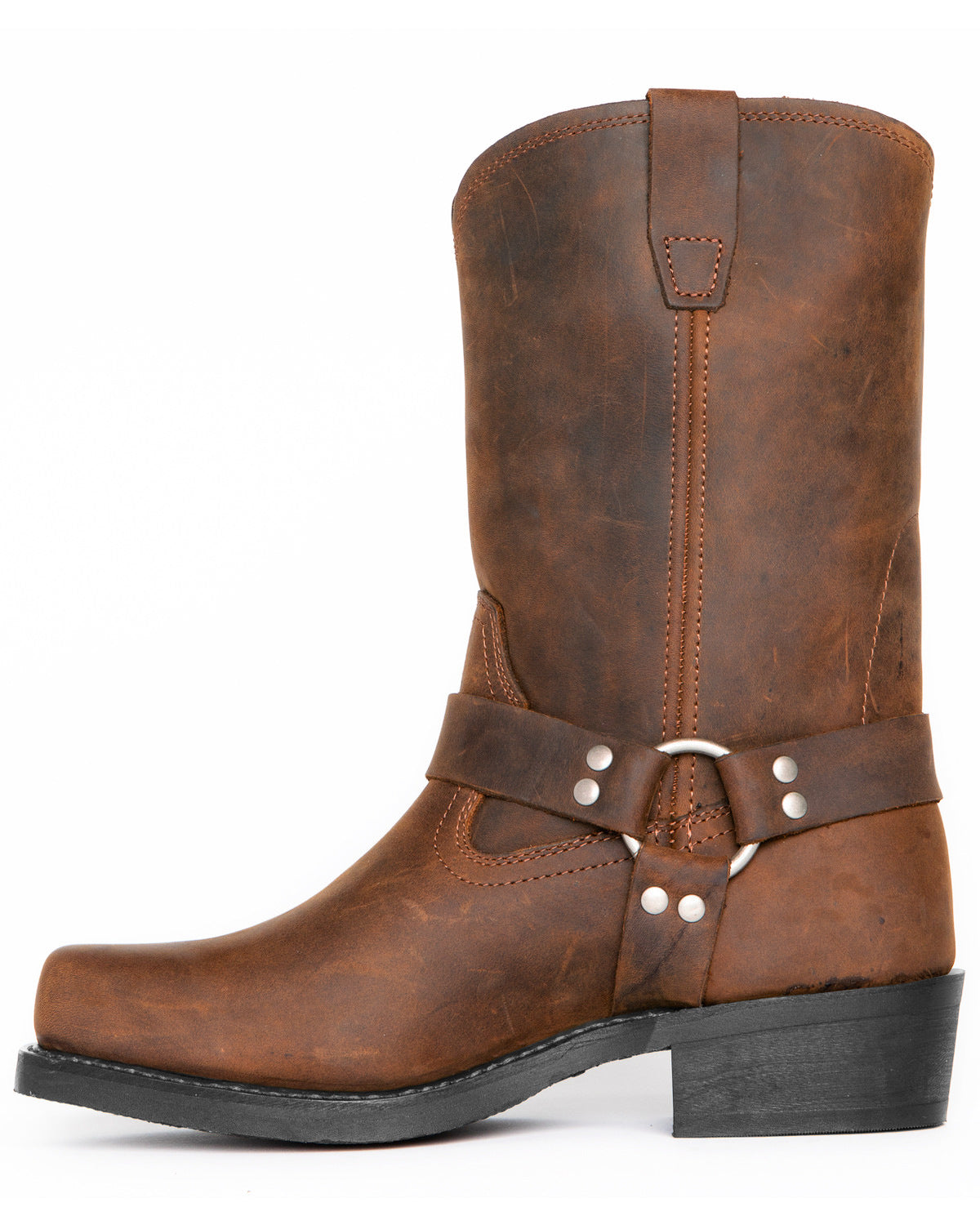 Wooden sole cowboy boots for men 124