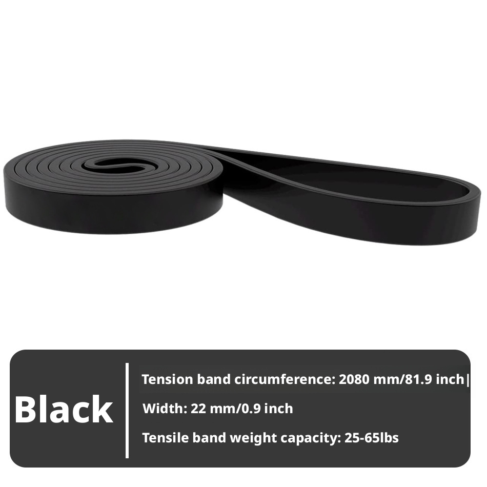 Fitness elastic band, pull-up resistance band, men's and women's yoga stretching auxiliary tension band 419