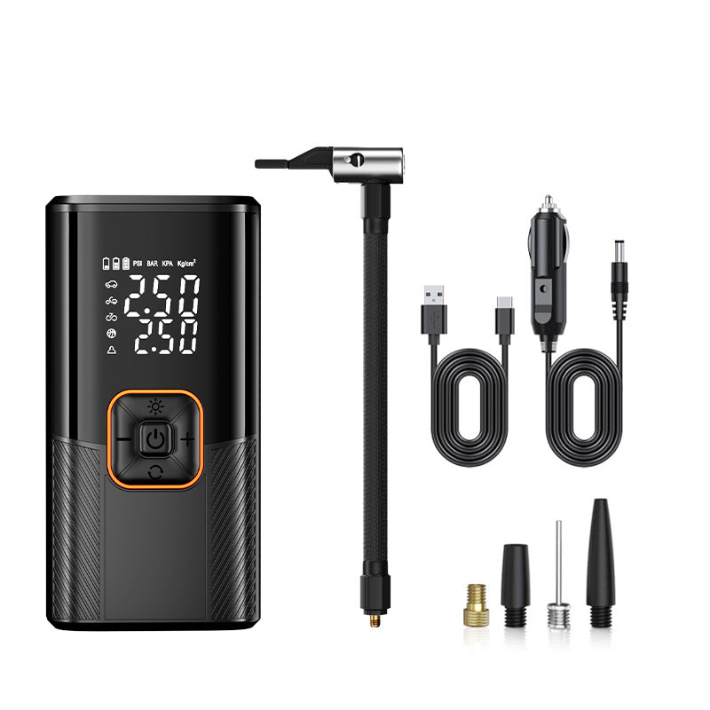 Portable Car Air Pump with Wireless Charging, Electric High-Pressure Tire Inflation Pump for Vehicles 371