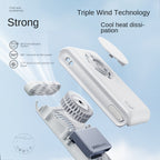 Waist Fan Clip Umbrella Desktop Neck Fan Clip Backpack Handheld Fan 002