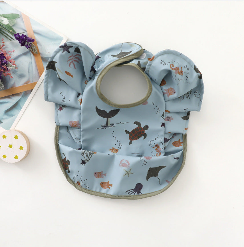 100 children's overalls with reverse dressing PU bibs 193