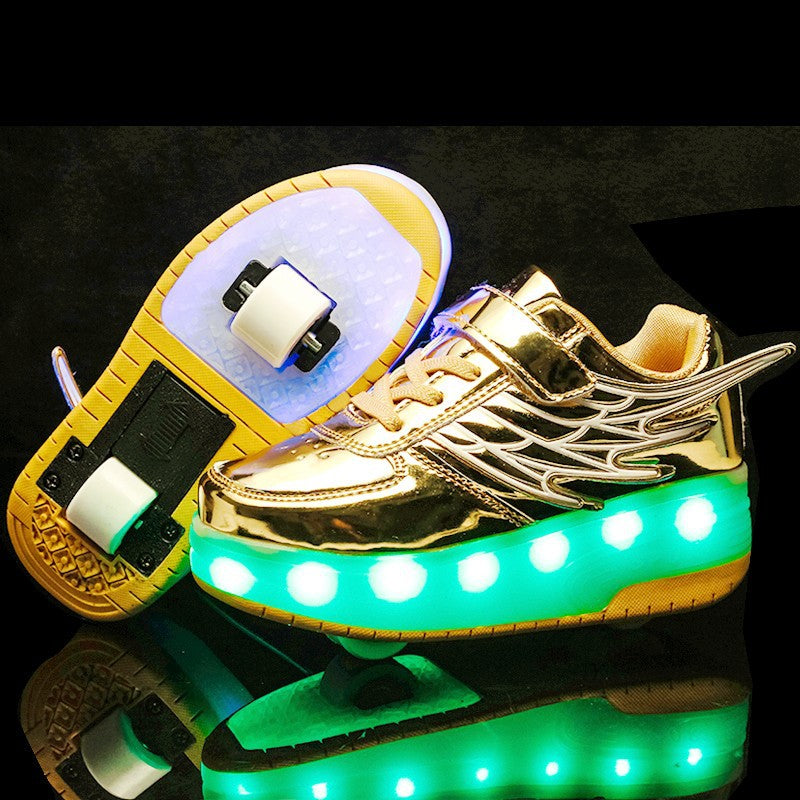 Walking shoes LED children's shoes ultra light automatic luminous shoes 098