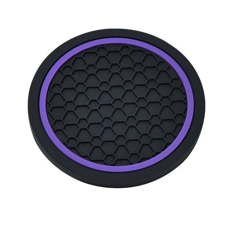 Single circle honeycomb patterned coasters, anti slip mats, car coasters, car coasters 385