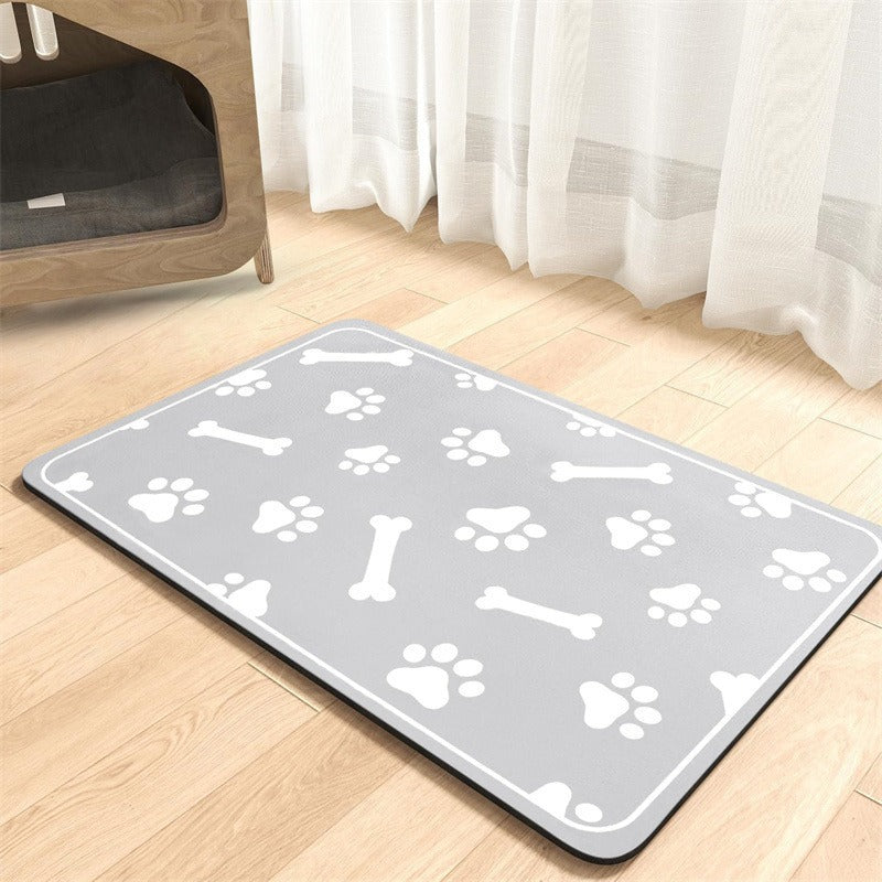 Diatom mud pet feeding splash proof pad for cats and dogs, universal 303
