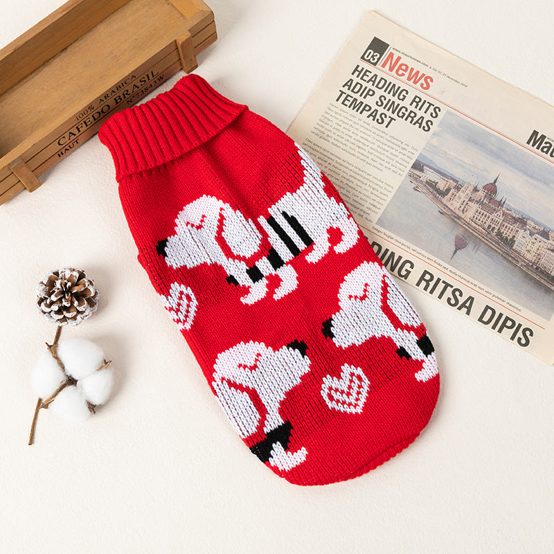 Pet sweaters winter clothing for cats and dogs 087