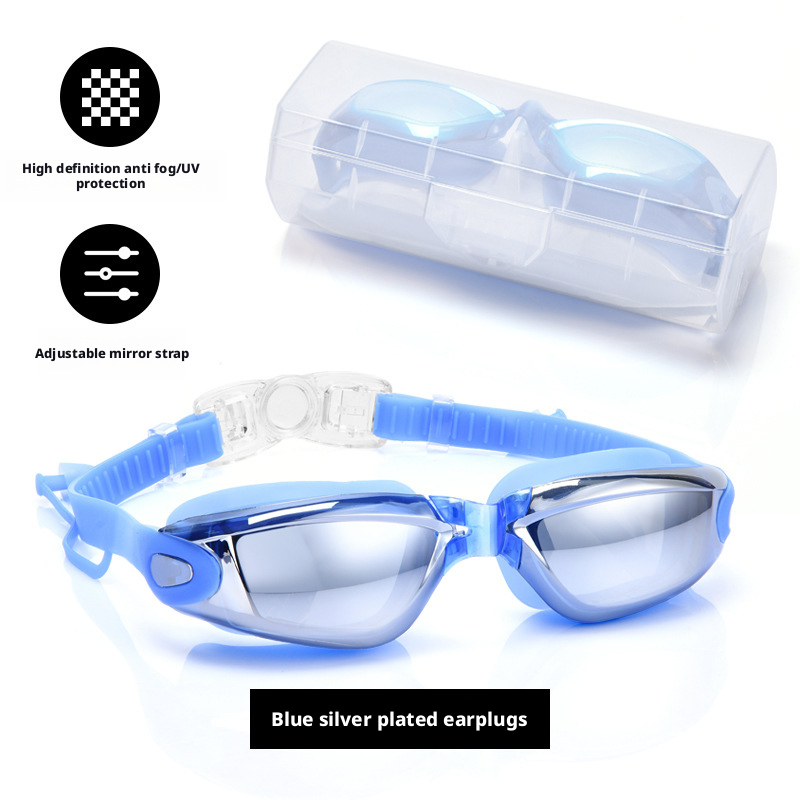 Male and female high-definition swimming goggles with prescription 161