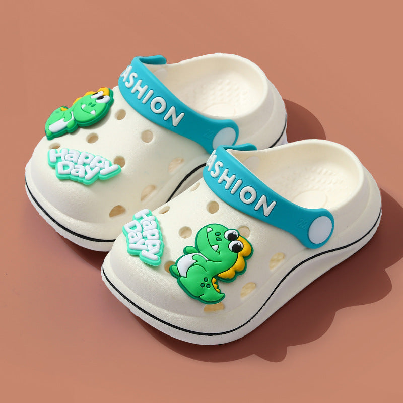 Children's cave shoes cartoon dinosaur boy baby soft sole 089
