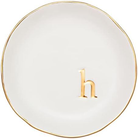 Ladies' engagement and wedding gift ceramic ring plate 260