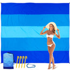Folding portable beach mat for outdoor camping use 127