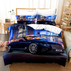 3D Sports Car Cross-Border Home Textiles Three-Piece Bedding Set Four-Piece Bedding Set 242