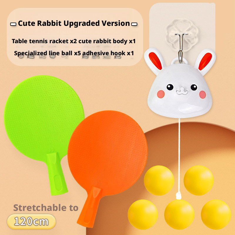 Hanging Table Tennis Trainer Frog Rabbit Parent Child Interaction 216