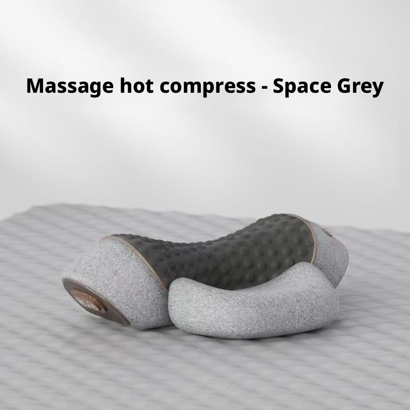 Neck pillow for protection, spine massage, spine heating and compress 248