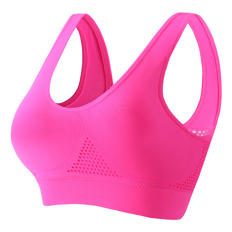 Underwear women's plus size hollow out sexy back yoga vest 054