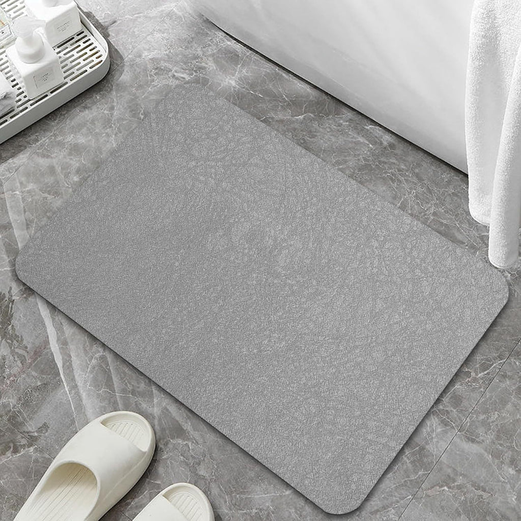 Soft diatomaceous earth absorbent mat  toilet door anti-slip quick-drying mat 018
