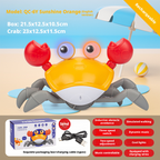 Children's electric sensing crab toy, babies can crawl and walk 189