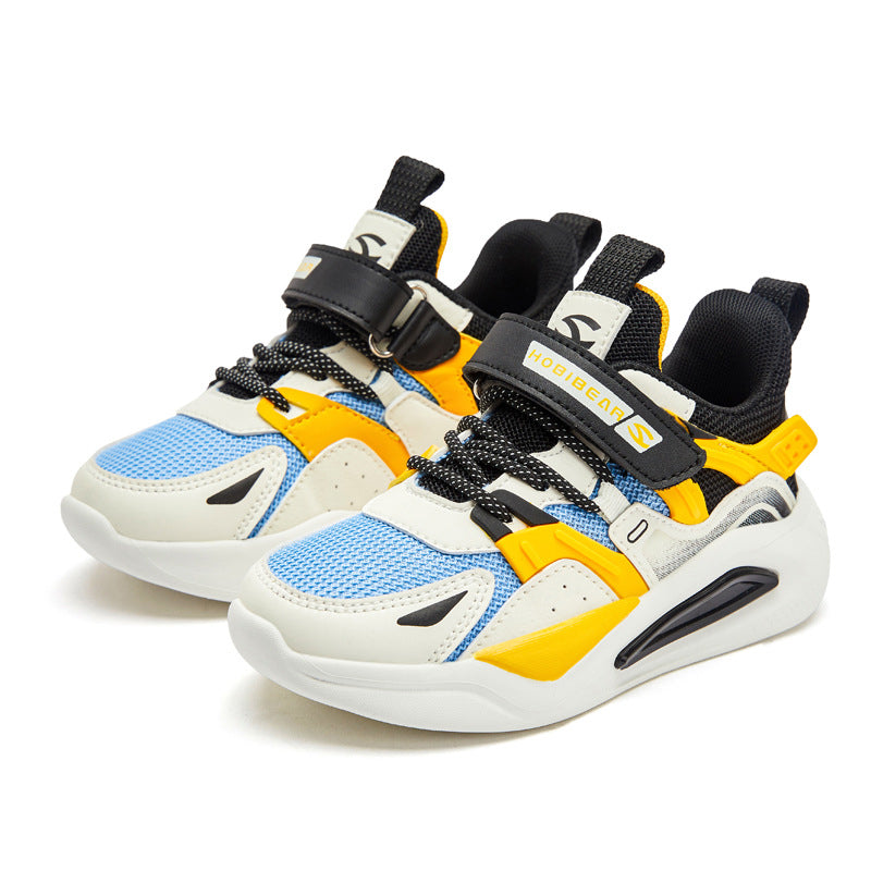 Spring breathable children's shoes boys' sports shoes lightweight 044