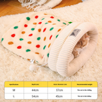 Winter and Autumn Thermal Cat House Sleeping Bag with Hole for Small Kitten 033