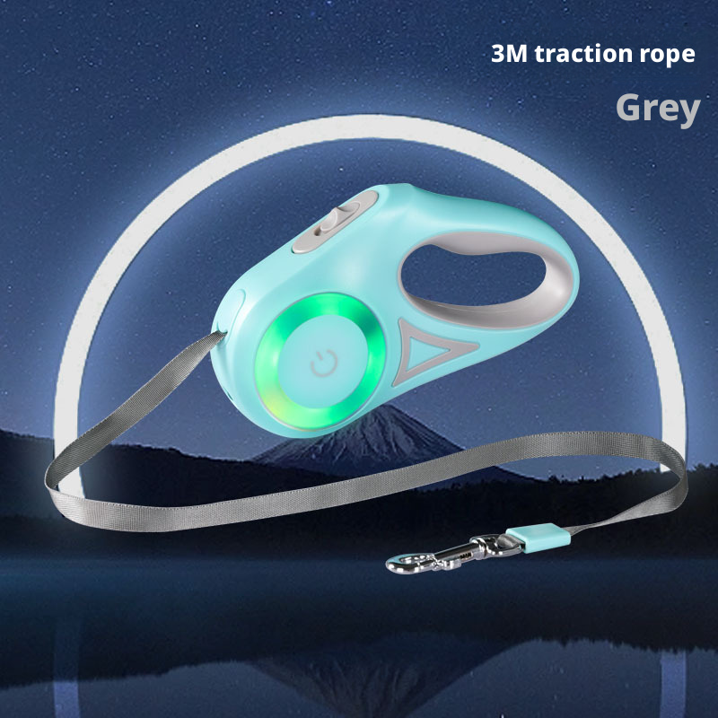 Pet dog Teddy automatic retractable towing rope 034