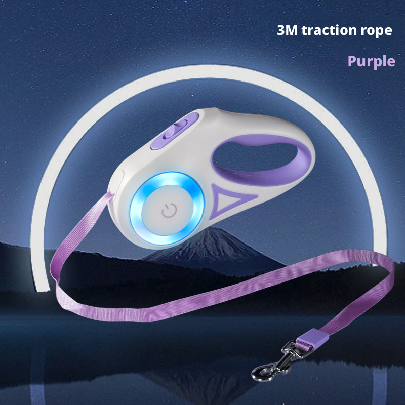 Pet dog Teddy automatic retractable towing rope 034