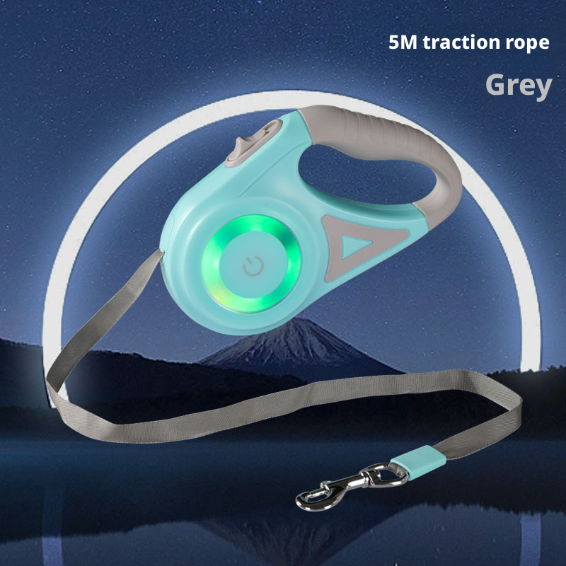 Pet dog Teddy automatic retractable towing rope 034