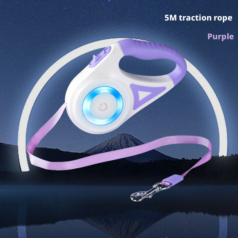 Pet dog Teddy automatic retractable towing rope 034