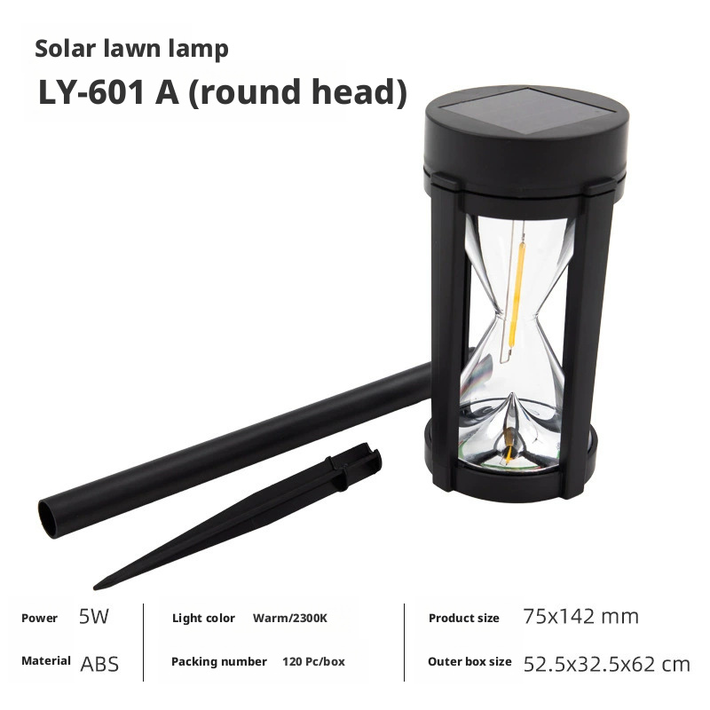 Solar tungsten filament lamp outdoor human body sensing courtyard wall lamp 039