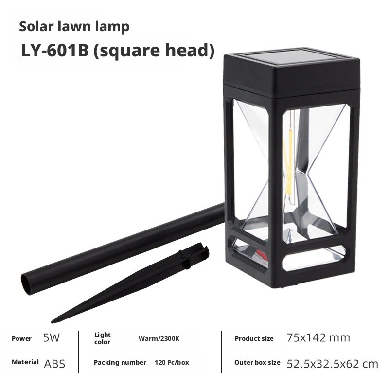 Solar tungsten filament lamp outdoor human body sensing courtyard wall lamp 039