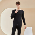 Thick thermal underwear for men and women cashmere autumn clothes and pants 059