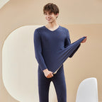 Thick thermal underwear for men and women cashmere autumn clothes and pants 059