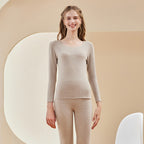 Thick thermal underwear for men and women cashmere autumn clothes and pants 059