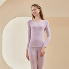 Thick thermal underwear for men and women cashmere autumn clothes and pants 059