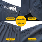 Sports shorts men's running marathon track and field loose three quarter pants 066