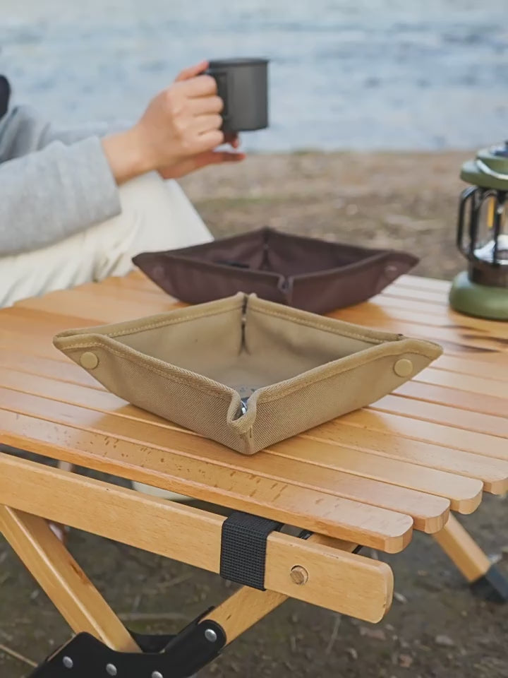Outdoor camping storage tray, home travel storage box 008